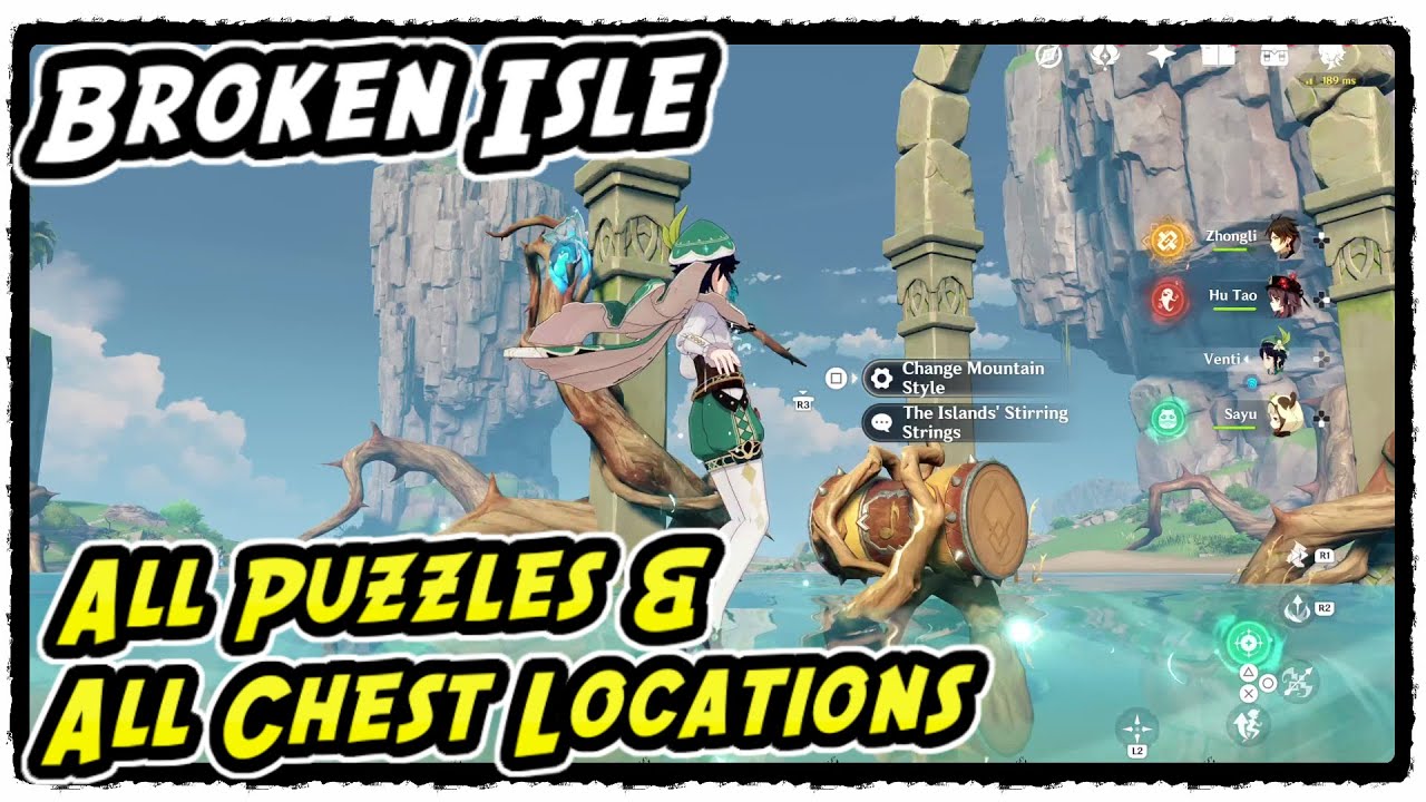 Broken Isle All Chest Locations & All Puzzles Guide in Golden Apple