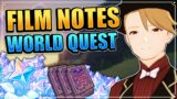 Film Notes World Quest (FREE 70 PRIMOGEMS!) Genshin Impact Outlander Brigade Mushounin Quest