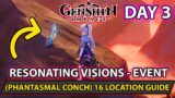 Genshin Impact – Event (Resonating Visions) Day 3 Phantasmal Conch 16 Location Full Guide