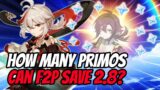 How Many Primogems Can F2P Save In 2.8? | Genshin Impact