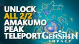 How to unlock Amakumo Peak Teleport Genshin Impact
