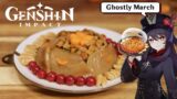 Hu Tao's Special Dish "Ghostly March" | Genshin Impact Food IRL