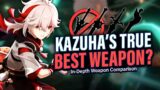 Kazuha's BEST WEAPON? (It's NOT Freedom Sworn) Build Guide & Comparison | Genshin Impact 2.8