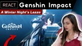 REACTION Teyvat Chapter Interlude Teaser: A Winter Night's Lazzo  | Genshin Impact