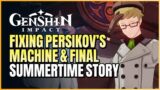 Summertime Odyssey Part 6 Full Story | Fatui Researcher Persikov's Problem | Genshin Impact 2.8