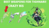 TIGHNARI'S BEST WEAPONS! INSANE BiS | Genshin Impact |