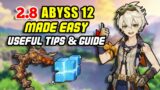 Useful Tips & Guide For 2.8 Spiral Abyss Floor 12 | Genshin Impact