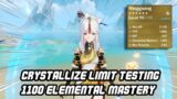 What 1,100 Elemental Mastery Crystallize looks like in Patch 1.6 | Genshin Impact