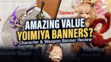 YOIMIYA Banners Revealed! INSANE Character Banner For Yoimiya Wanters! | Genshin Impact 2.8