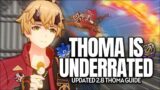 criminally UNDERRATED! UPDATED Thoma Guide – Artifacts, Weapons, Teams & Tips | Genshin Impact 2.8