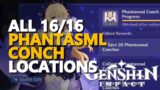 All 16 Phantasmal Conch Locations Genshin Impact Resonating Vision