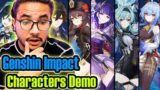 All Genshin Impact Characters Demo reaction