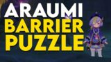 Araumi Cleansing Defilement – Entrance Electro Puzzle, Barrier Puzzle Solutions – Genshin Impact