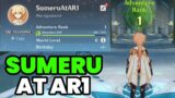 Breaking into Sumeru at Adventure Rank 1 (Genshin Impact)