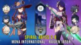 C1 Mona International and C0 Raiden Taser – Genshin Impact Abyss 2.8 – Floor 12 9 Stars