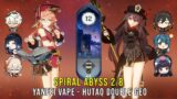 C6 Yanfei Vape and C1 Hutao Double Geo – Genshin Impact Abyss 2.8 – Floor 12 9 Stars