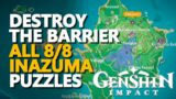 Destroy the Barrier Puzzles Genshin Impact (All 8/8 Inazuma)