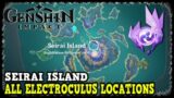 Genshin Impact Seirai Island All Electroculus Locations (Inazuma 2.1 Update)