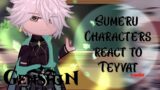 Genshin Sumeru's character react to traveller || Genshin impact react