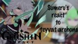 Genshin impact sumeru's react to Teyvat vines || Genshin impact react