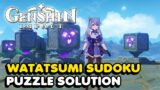 How To Solve The Watatsumi Island Sudoku Puzzle In Genshin Impact