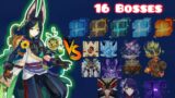Tighnari vs 16 bosses | Genshin Impact