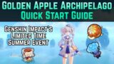 Where to Begin? (Quick Start Guide – Golden Apple Archipelago) | Genshin Impact Summer 2021