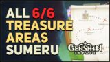 All 6 Treasure Areas Sumeru Lost Riches Genshin Impact