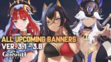 All Upcoming Banners and Events for Version 3.1 to 3.8 | Genshin Impact
