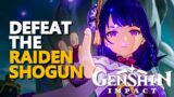 Defeat the Raiden Shogun Genshin Impact