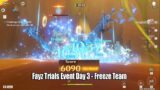 Fayz Trials Event Day 3 – 100% Uptime Freeze Team 6090 Score Showcase