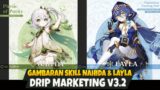 Gambaran Skill Nahida & Layla – Drip Marketing v3.2 Genshin Impact