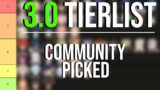 Genshin Impact 3.0 Community Tier List