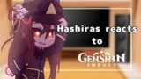 Hashiras reacts to Genshin impact || gacha