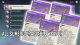 How To Get All Sumeru Weapons Blueprint – Genshin Impact 3.0