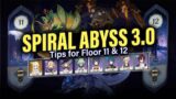 How to BEAT 3.0 SPIRAL ABYSS Floor 11 & 12: Tips, Guide, F2P-friendly Teams! | Genshin Impact 3.0