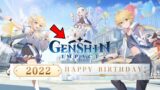 OFFICIAL 2nd ANNIVERSARY EVENT Announcement Content Creator Livestream – Genshin Impact