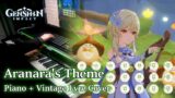 [Piano+Vintage Lyre] Aranara's Theme and Melody/Genshin Impact 3.0 Sumeru OST (Sheet Music)