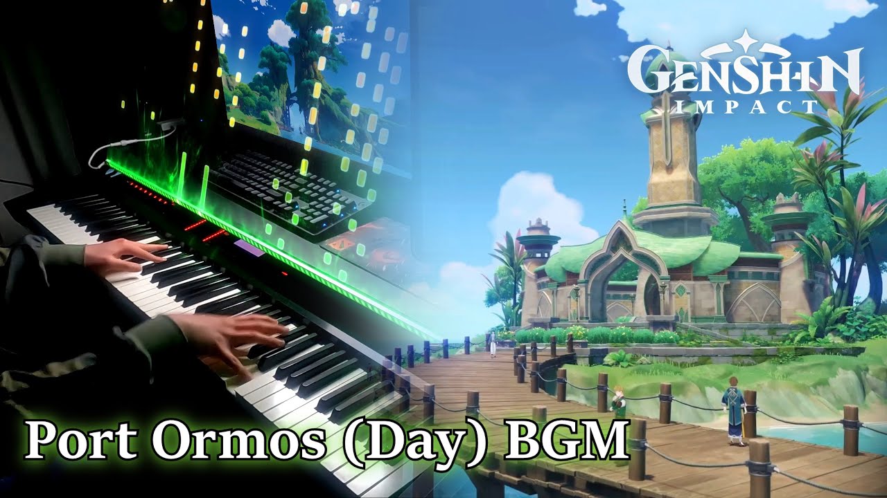 Port Ormos (Day) /Genshin Impact 3.0 Sumeru OST Piano Arrangement ...