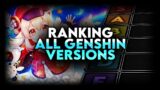 Ranking ALL Genshin Versions from 1.0 to 2.8 (Tier List)