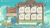 8 Chests Fecund Blessings Event Day 3 – The Afterparty | Genshin Impact