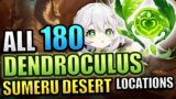 ALL 180 Dendroculus Locations (WITH TIMESTAMPS + DETAILED GUIDE!) Genshin Impact Sumeru Desert 3.1