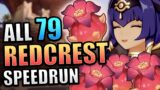 ALL 79 Redcrest Locations EFFICIENT & FAST ROUTE Genshin Impact Candace Ascension Material