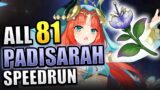 ALL 81 Padisarah Locations EFFICIENT & FAST ROUTE Genshin Impact Nilou Ascension Material