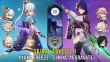 C0 Ayaka Freeze and C0 Raiden Miko Aggravate – Genshin Impact Abyss 3.1 – Floor 12 9 Stars