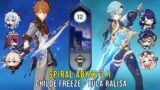 C0 Childe Freeze and C0 Eula Ralisa – Genshin Impact Abyss 3.1 – Floor 12 9 Stars