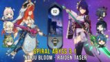 C0 Nilou Bloom and C0 Raiden Taser – Genshin Impact Abyss 3.1 – Floor 12 9 Stars