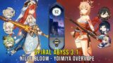 C0 Nilou Bloom and C0 Yoimiya Overvape – Genshin Impact Abyss 3.1 – Floor 12 9 Stars