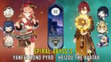 C6 Yanfei Mono Pyro and C3 Heizou The Avatar Overvape – Genshin Impact Abyss 3.1 – Floor 12 9 Stars