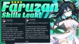 EARLY Faruzan Skills Passives and Constellations! | Genshin Impact leaks